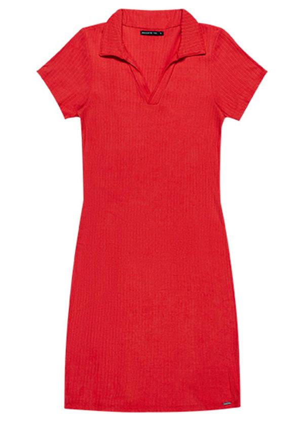 Outlet - Vestido My Rules Teen Feminino Vermelho
