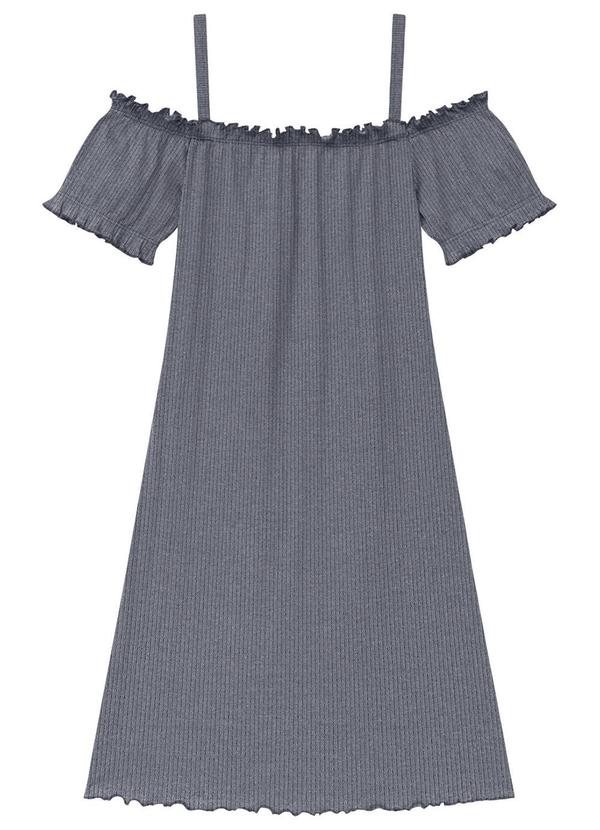 Amora - Vestido Teen Menina Cinza 3