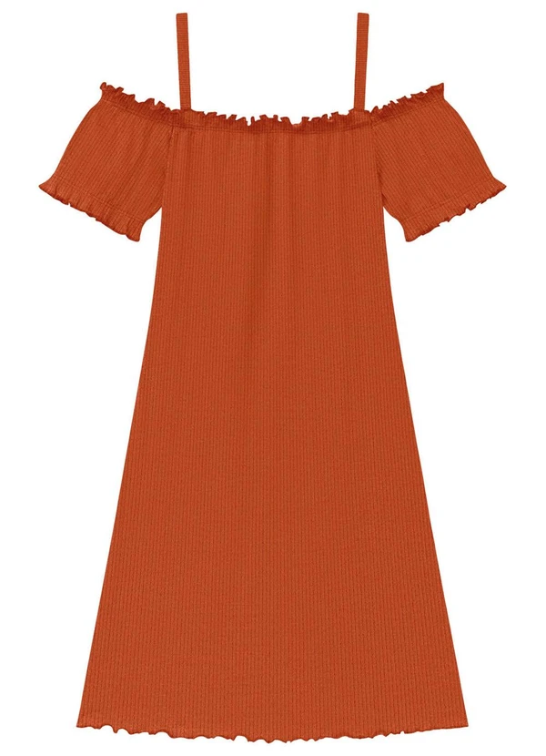 Amora - Vestido Teen Menina Marrom