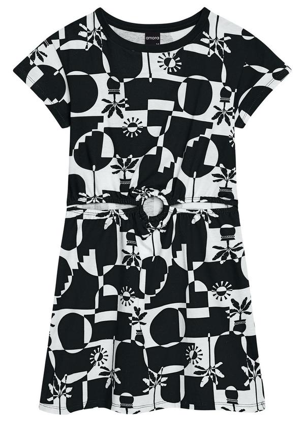 Amora - Vestido Teen Menina Preto 1