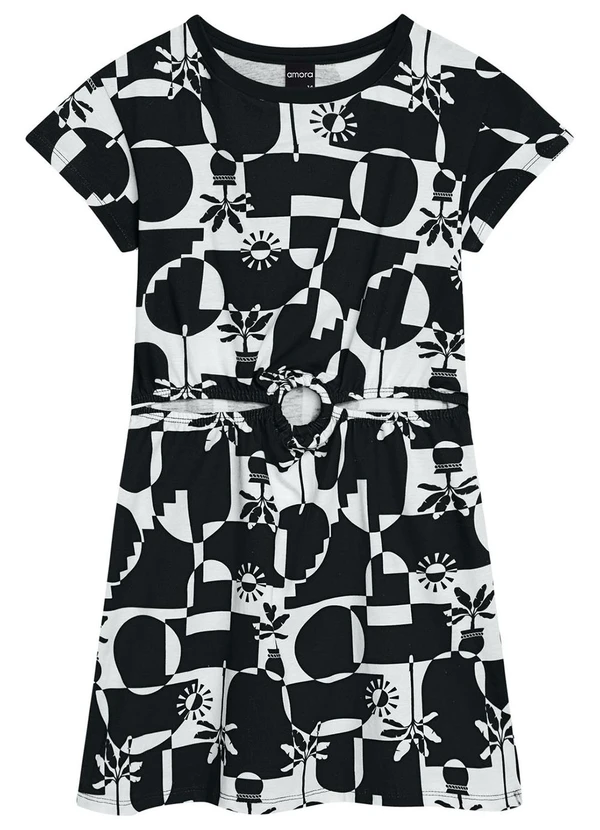 Amora - Vestido Teen Menina Preto
