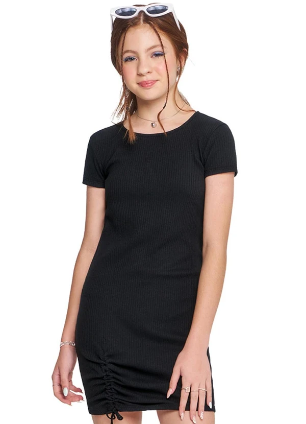 Amora - Vestido Teen Preto