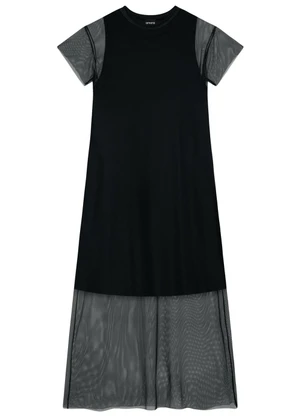 Amora - Vestido Tule Teen Menina Preto - AMORA