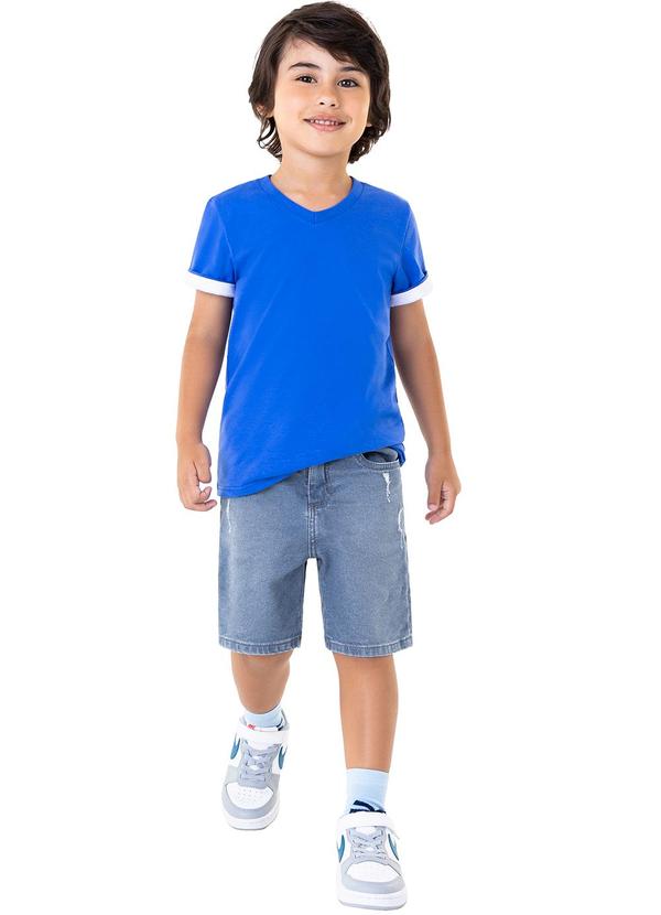 Malwee Kids - Bermuda Azul Comfort Jeans Menino 2