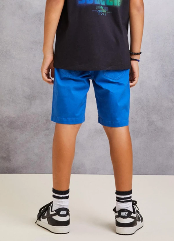 Youccie - Bermuda Azul de Sarja Azul 2