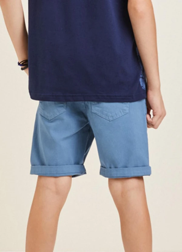 Youccie - Bermuda Azul de Sarja Azul 2