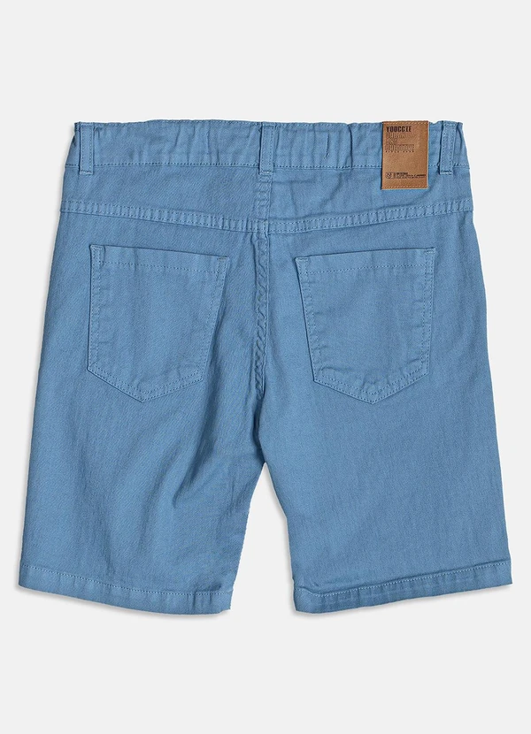 Youccie - Bermuda Azul de Sarja Azul 6