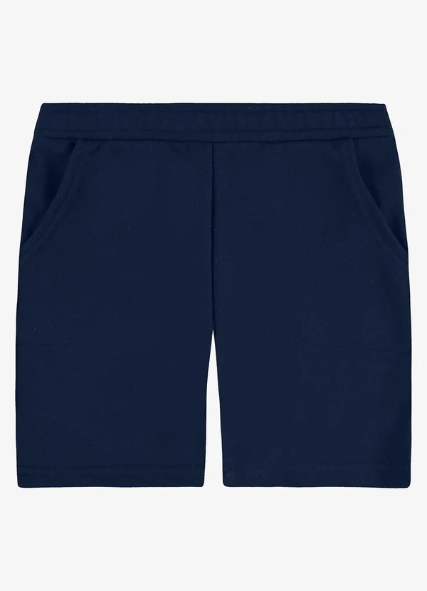 Rovi Kids - Bermuda Básica Infantil Azul