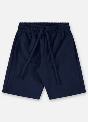 Up Baby - Bermuda Básica Infantil para Menino Azul - UP BABY