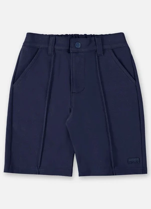 Up Baby - Bermuda Básica Infantil para Menino Azul - UP BABY