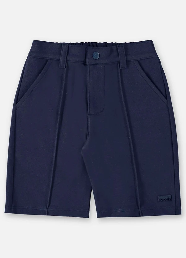 Up Baby - Bermuda Básica Infantil para Menino Azul