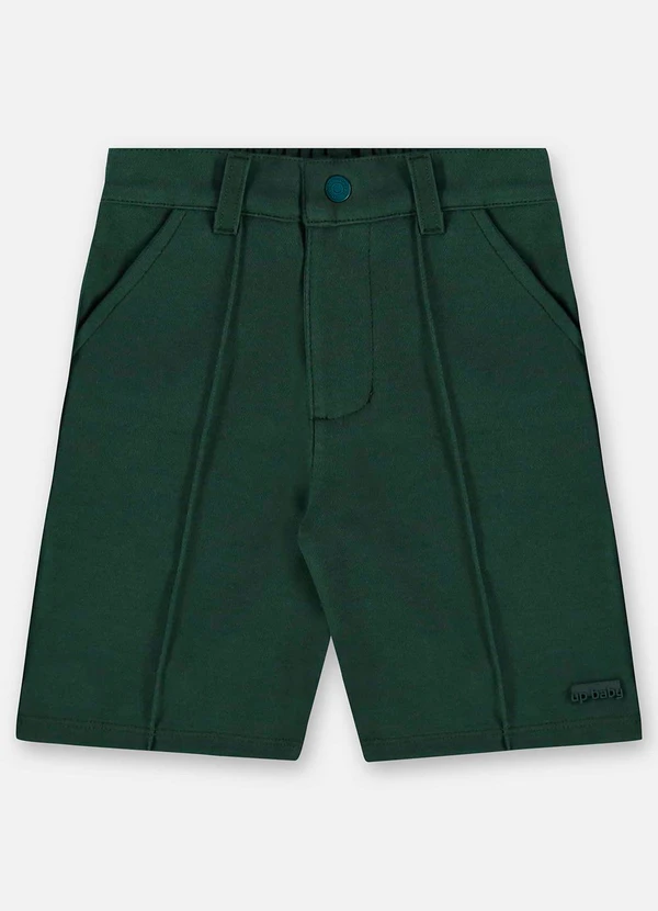 Up Baby - Bermuda Básica Infantil para Menino Verde