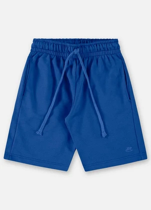 Up Baby - Bermuda Básica Infantil para Meninos Azul - UP BABY