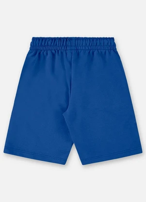 Up Baby - Bermuda Básica Infantil para Meninos Azul - UP BABY