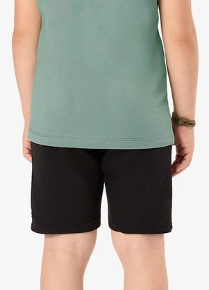 Rovi Kids - Bermuda Básica Infantil Preto - ROVI KIDS
