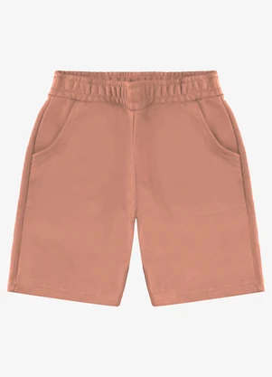 Rovi Kids - Bermuda Básica Masculina Marrom - ROVI KIDS