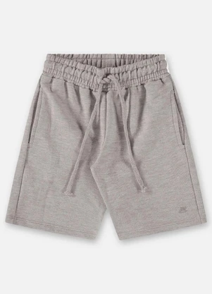 Up Baby - Bermuda Básica para Menino Cinza - UP BABY