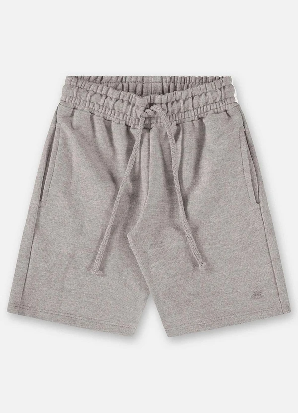 Up Baby - Bermuda Básica para Menino Cinza