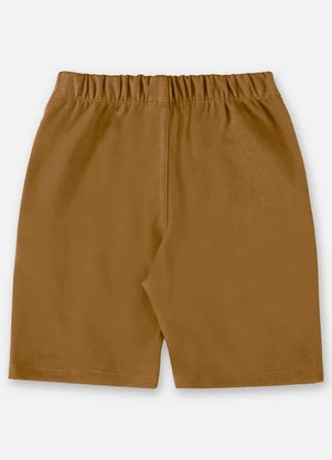 Up Baby - Bermuda Básica para Menino Marrom - UP BABY