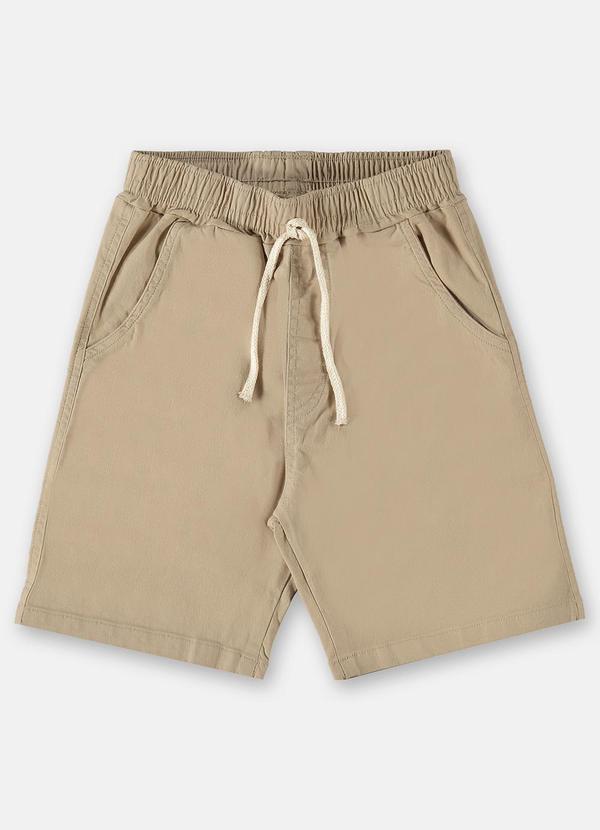 Up Baby - Bermuda Básica para Menino Off White
