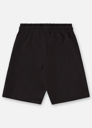 Up Baby - Bermuda Básica para Menino Preto - UP BABY