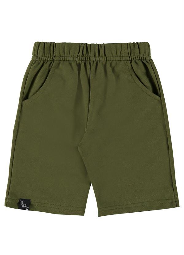 Quimby - Bermuda Básica para Menino Verde