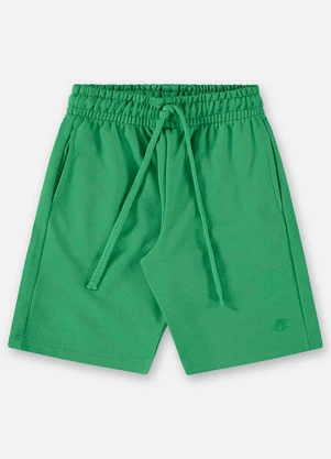 Up Baby - Bermuda Básica para Menino Verde - UP BABY