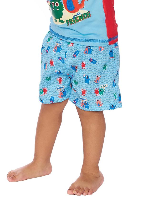 Mormaii - Bermuda Bebê Azul