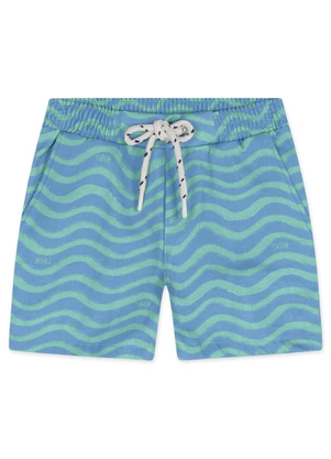 Tigor T Tigre - Bermuda Bebê Masculina Azul - TIGOR T TIGRE