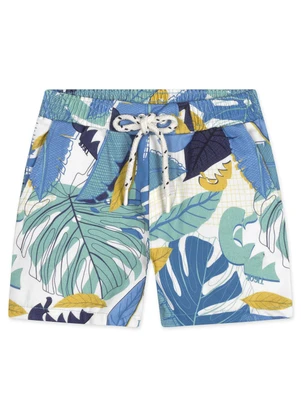 Tigor T Tigre - Bermuda Bebê Masculina Azul - TIGOR T TIGRE