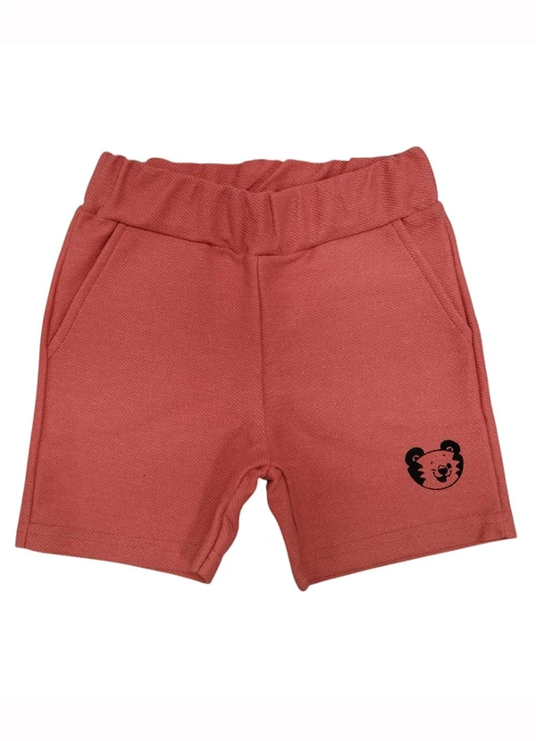 Tigor T Tigre - Bermuda Bebê Vermelho