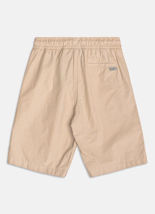 Youccie - Bermuda Bege de Sarja com Cadarço Cru 6