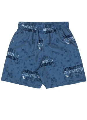 Bermuda Boxer Estampado Quimby Azul - QUIMBY