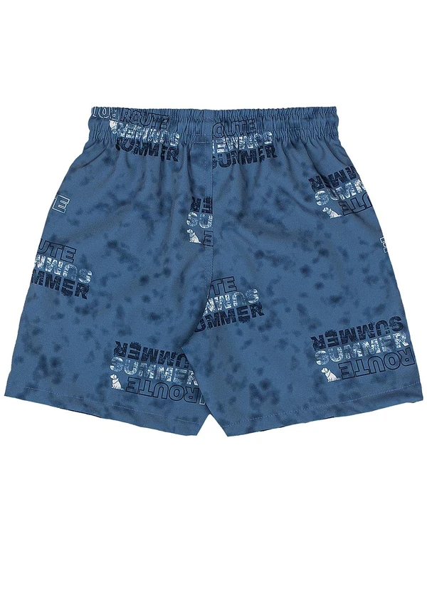 Quimby - Bermuda Boxer Estampado Quimby Azul 2