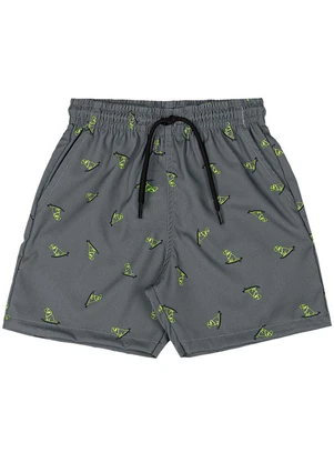 Quimby - Bermuda Boxer Estampado Cinza - QUIMBY