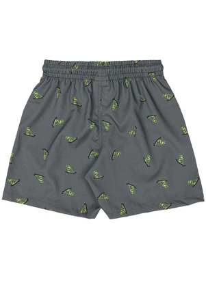 Quimby - Bermuda Boxer Estampado Cinza - QUIMBY