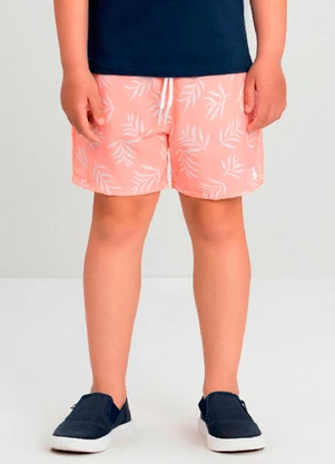 Bermuda Boxer Infantil Microfibra Quimby Laranja - QUIMBY
