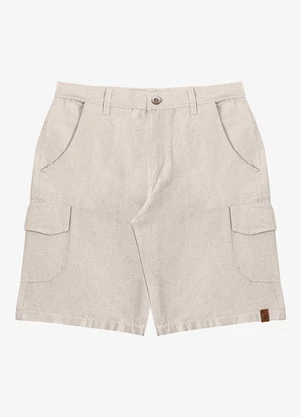 Rovitex - Bermuda Cargo Masculina com Bolsos Shift Bege - ROVITEX
