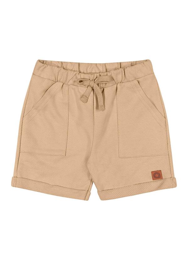 Alenice - Bermuda com Cordão Menino Marrom 2