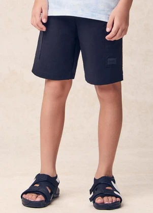 Youccie - Bermuda com Lapelas Preto - YOUCCIE