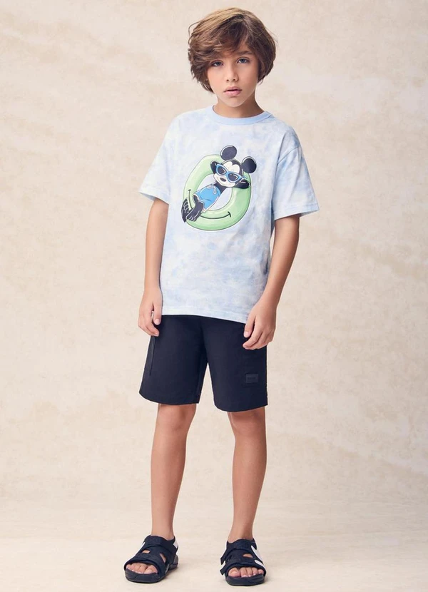 Youccie - Bermuda com Lapelas Preto 3