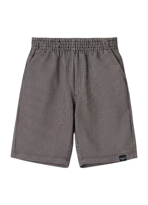 Malwee Kids - Bermuda Comfort Canelada Listrada Cinza - MALWEE KIDS
