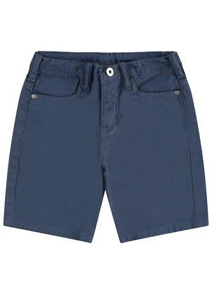 Carinhoso - Bermuda Comfort em Sarja Menino Azul - CARINHOSO
