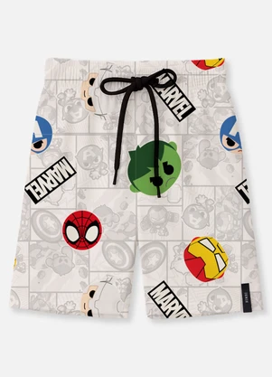 Bimbi - Bermuda da Marvel Off White - BIMBI