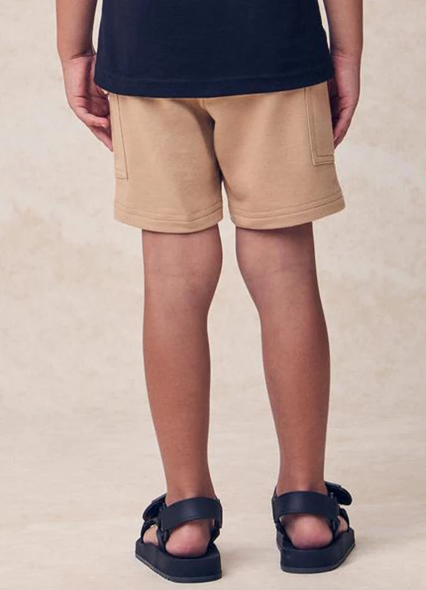 Youccie - Bermuda de Moletom Bege 2