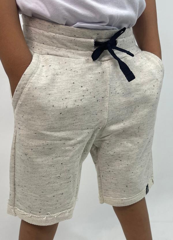 Miniman - Bermuda de Moletom Branco 2