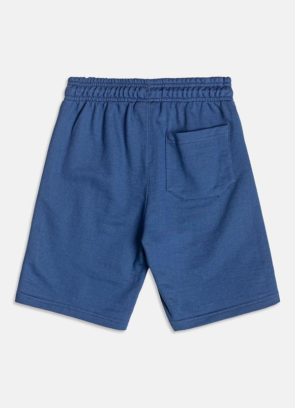 Youccie - Bermuda de Moletom com Cadarço Marinho 2