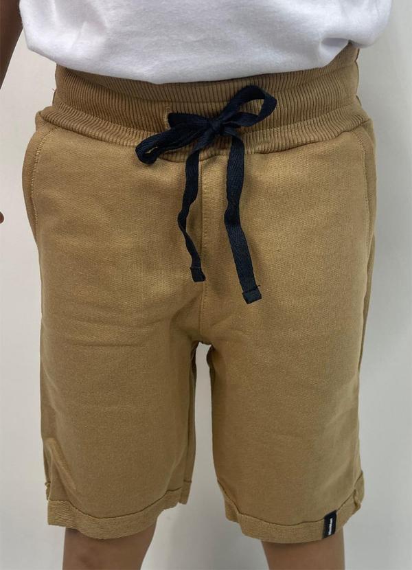 Miniman - Bermuda de Moletom Marrom 1