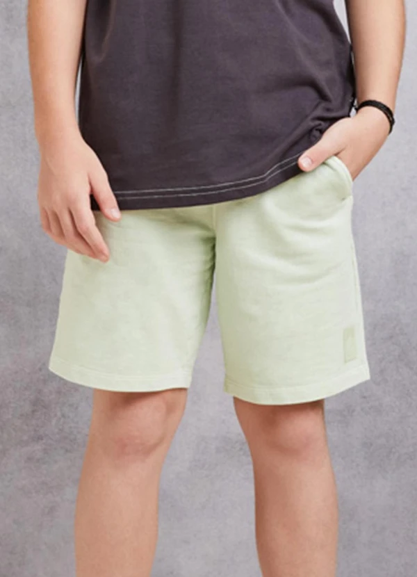 Youccie - Bermuda de Moletom Verde Verde