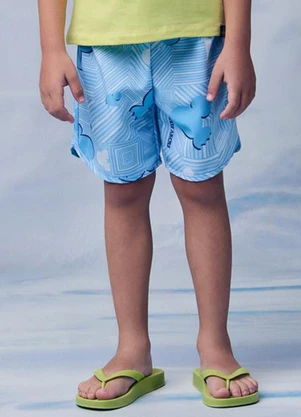 Youccie - Bermuda de Picolé do Mickey Azul - YOUCCIE